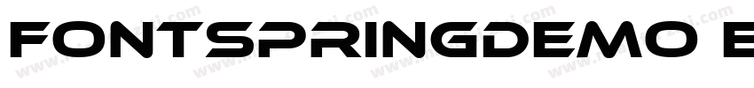 FONTSPRINGDEMO EthnocentricBkRegula字体转换